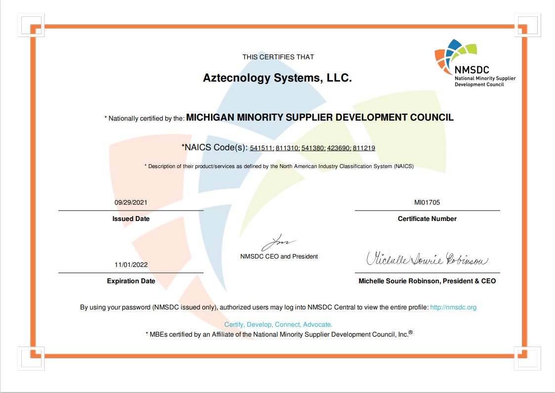 Michigan Minority Supplier Development